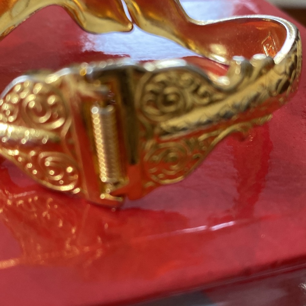Vintage Snake bracelet/Gold tone - Picture 2 of 3